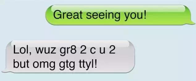 lol、ttyl、l8r...啥意思？不懂缩写就没法跟老外聊天