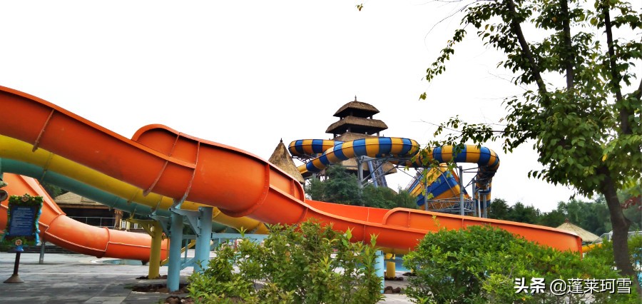 抚顺热高乐园和巴厘岛水世界,热高乐园巴厘岛水世界滑梯游玩