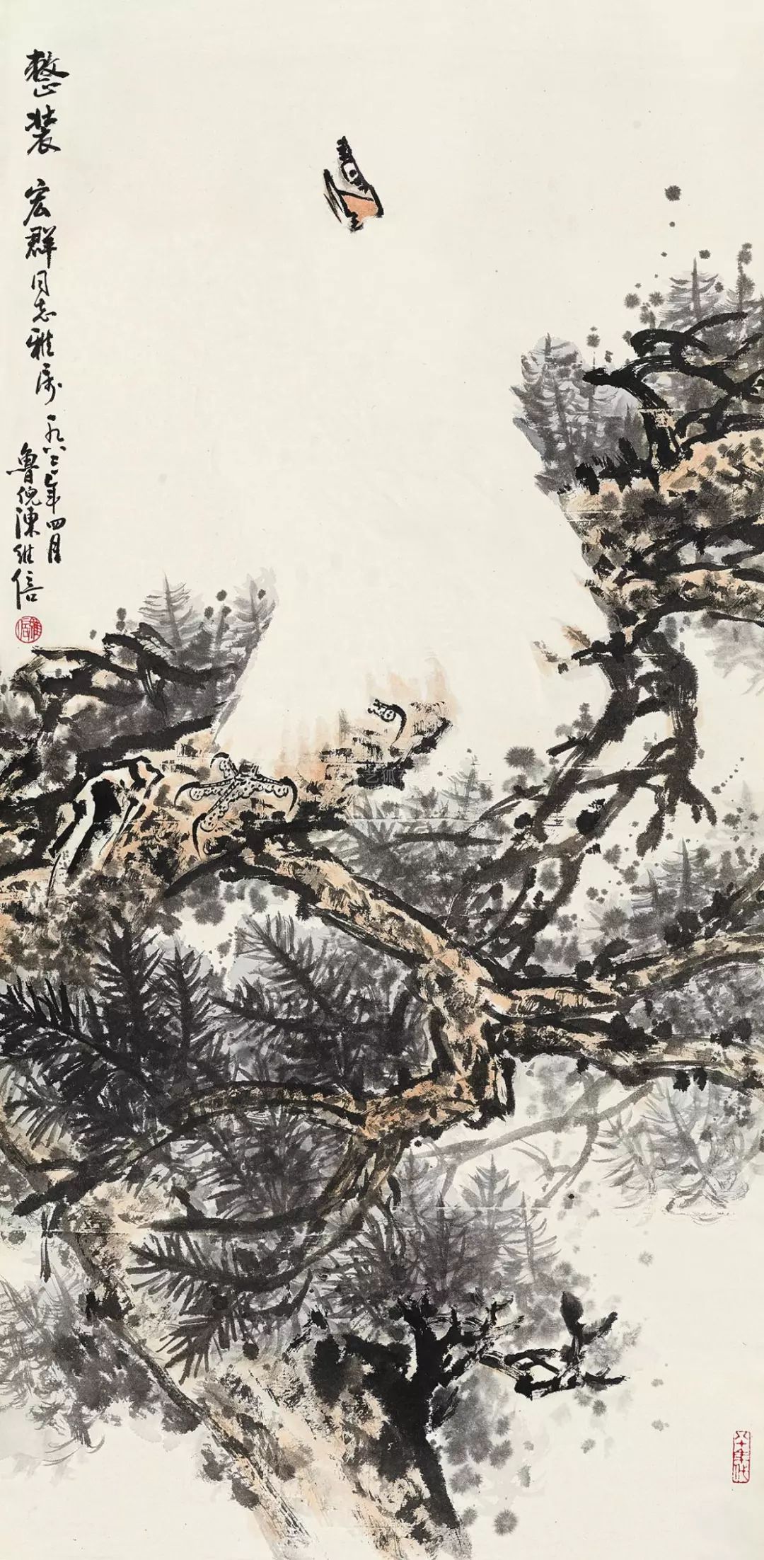 陈良宗山水画作品欣赏,陈家振山水画作品欣赏