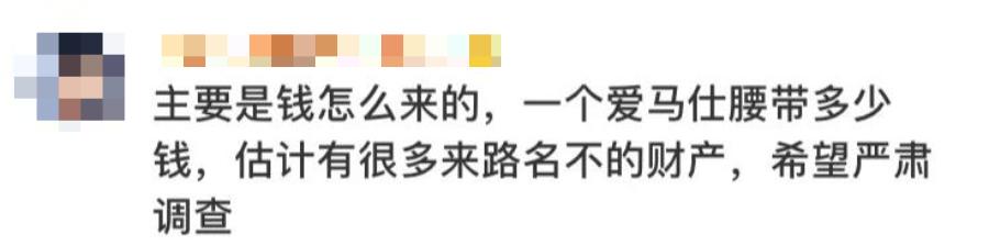 一条爱马仕,爱马仕皮带被网友评论