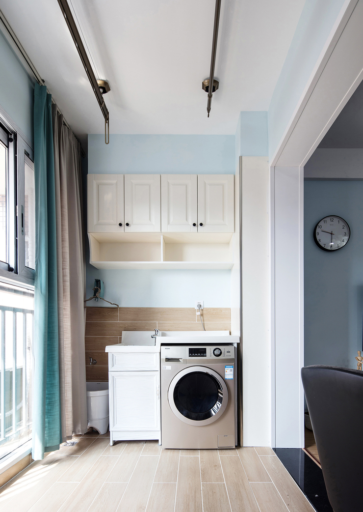 通阳台的卧室和晒衣服的阳台设计,阳台改造最好看的方法