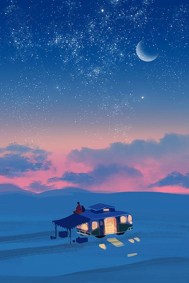 插画师必备的笔刷,韩国插画师libeths的板绘插画作品