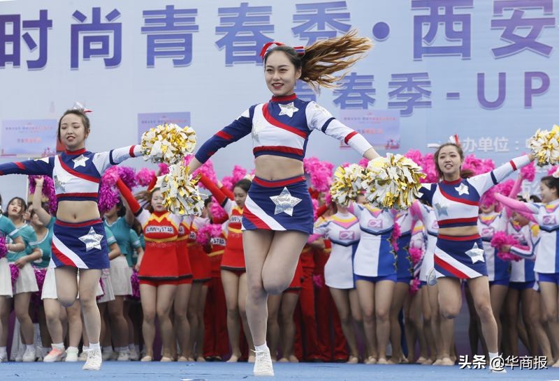 西安体育学院啦啦操,西安邮电大学啦啦操比赛