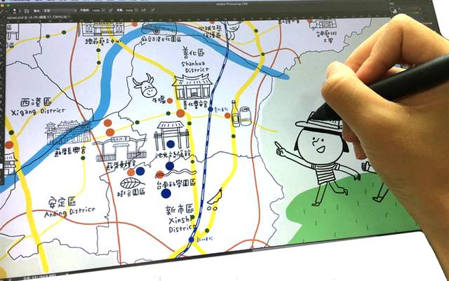 10分钟学会画地图,画一张手绘地图