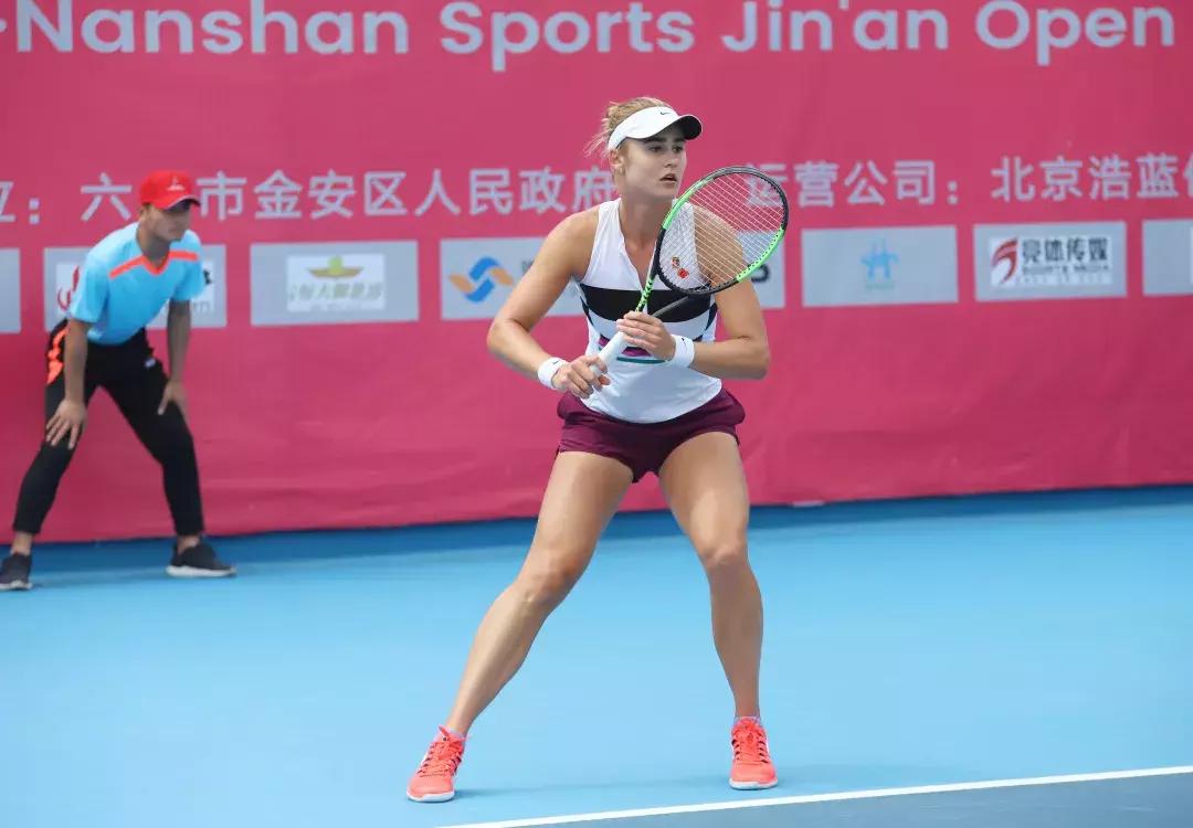 2019国际网球金安公开赛女单比赛激战正酣！