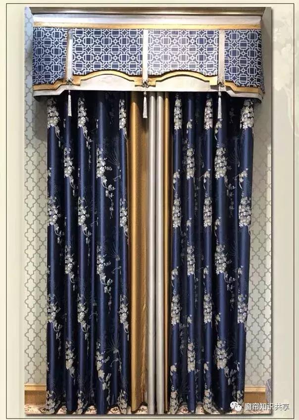 新中式25公分的帘头造型,新中式帘头尺寸