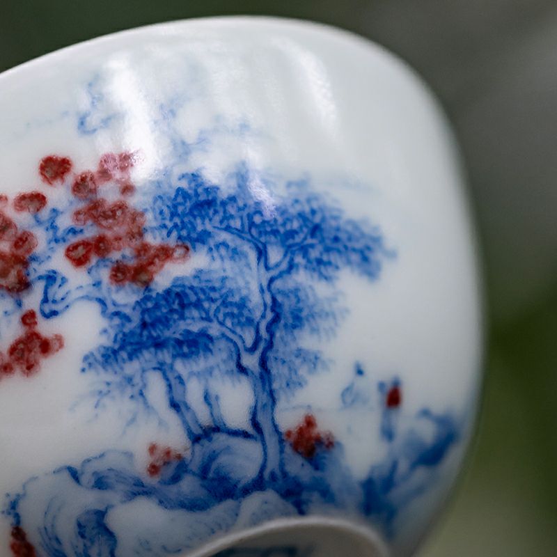 将青春赋予青花釉里红的学院派---沐月山房易江力