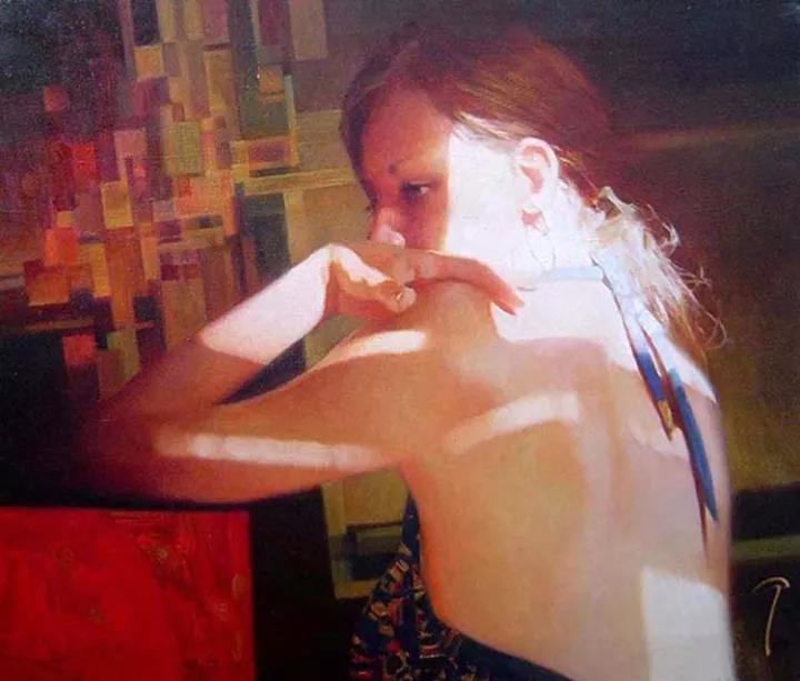 俄罗斯画家维克多风景油画,俄罗斯画家希施金的森林油画