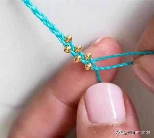 10颗转运珠手绳编法,2021转运珠手绳编法