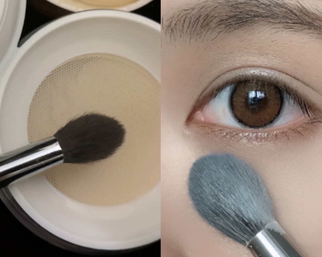 泪沟提亮遮瑕底妆前后,泪沟遮瑕和底妆色差大