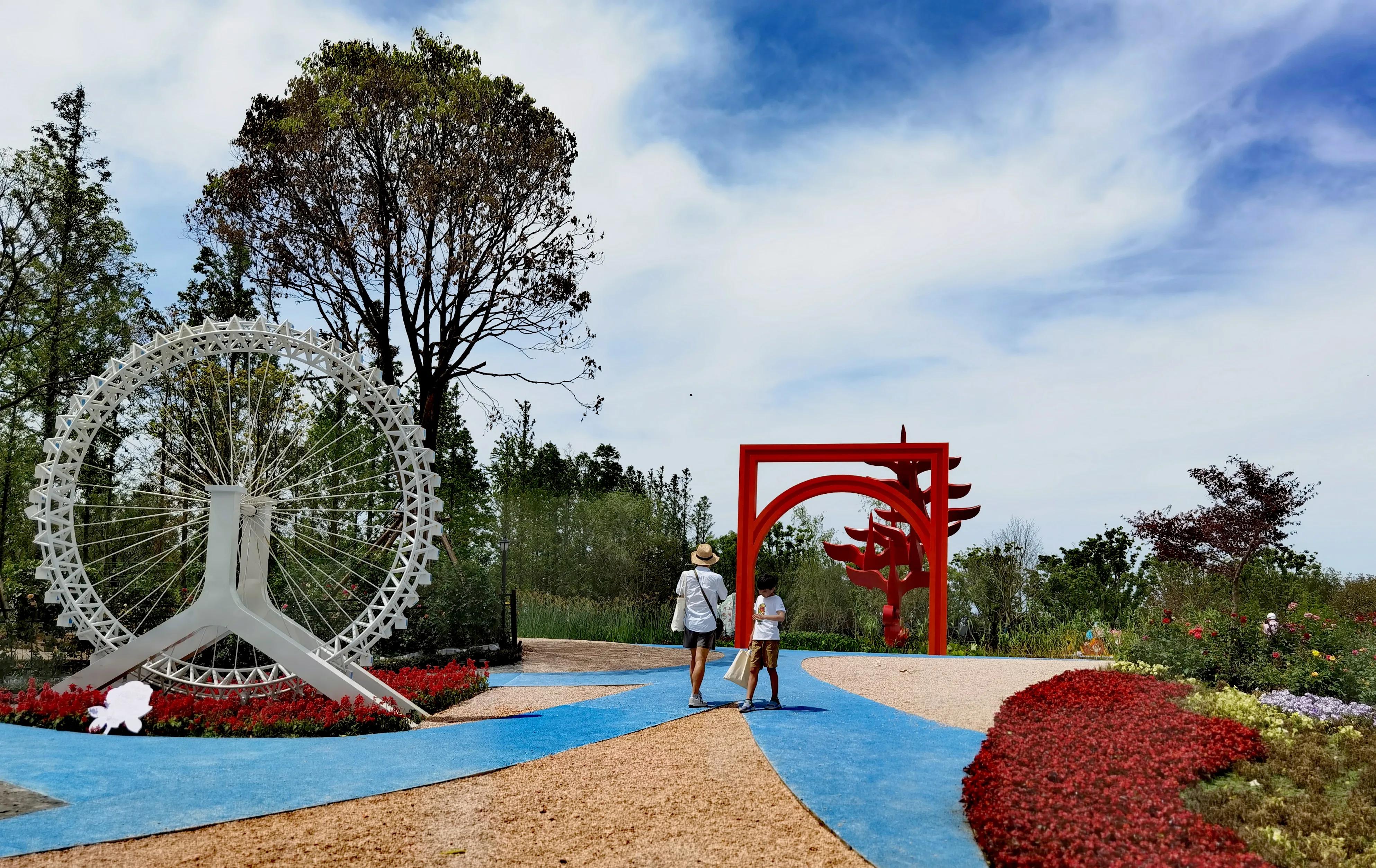 关于崇明花博会,崇明花博会全程花景