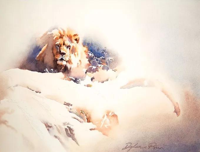 异域奇境、恍如隔世,迪兰·斯科特·皮尔斯的水彩画,真的超美