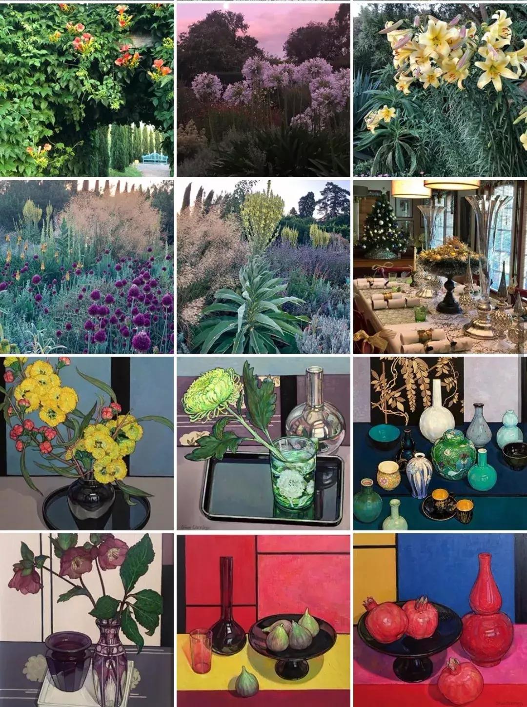 她72岁，画了50多年的画，花儿在她笔下都有了个性