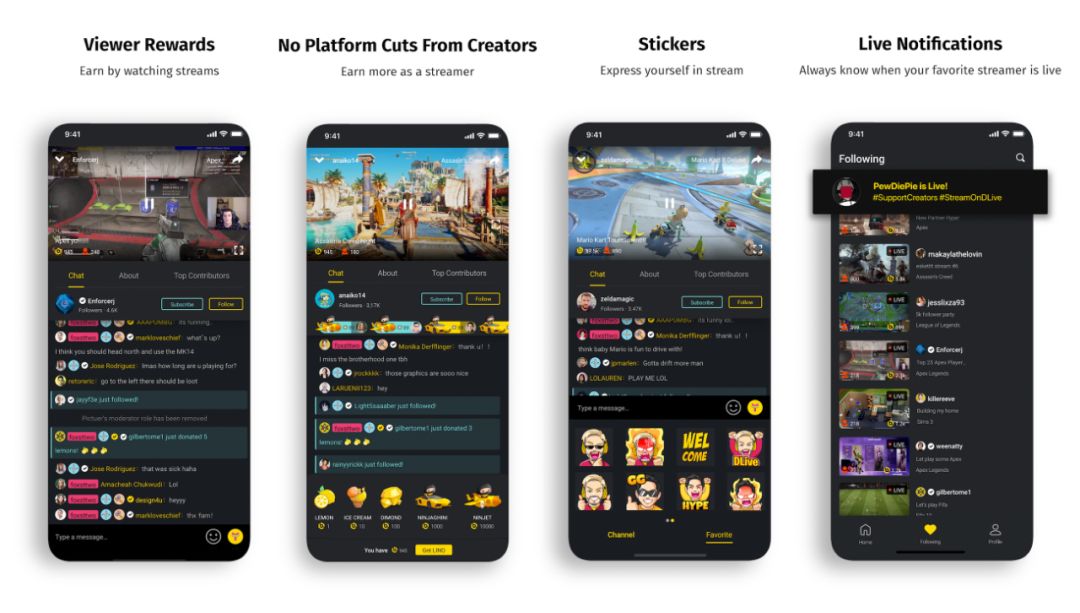 YouTube一哥出走直播平台DLive,平台零抽成能否改写游戏规则？