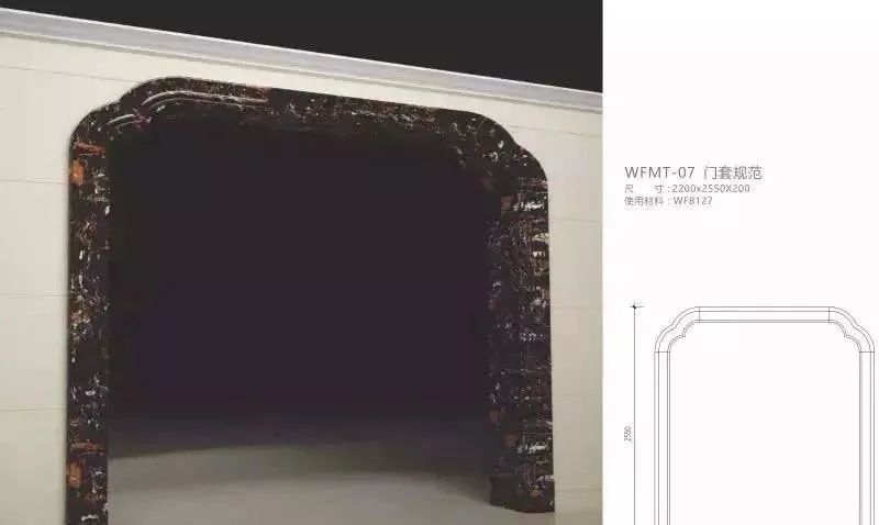 大理石极简垭口门套什么时候装,大理石垭口门套收边几公分好看