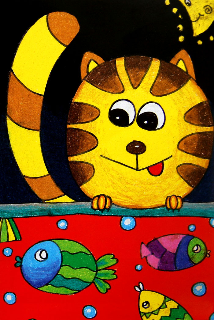 适合孩子的绘画工具,儿童油画绘画棒画好看的东西