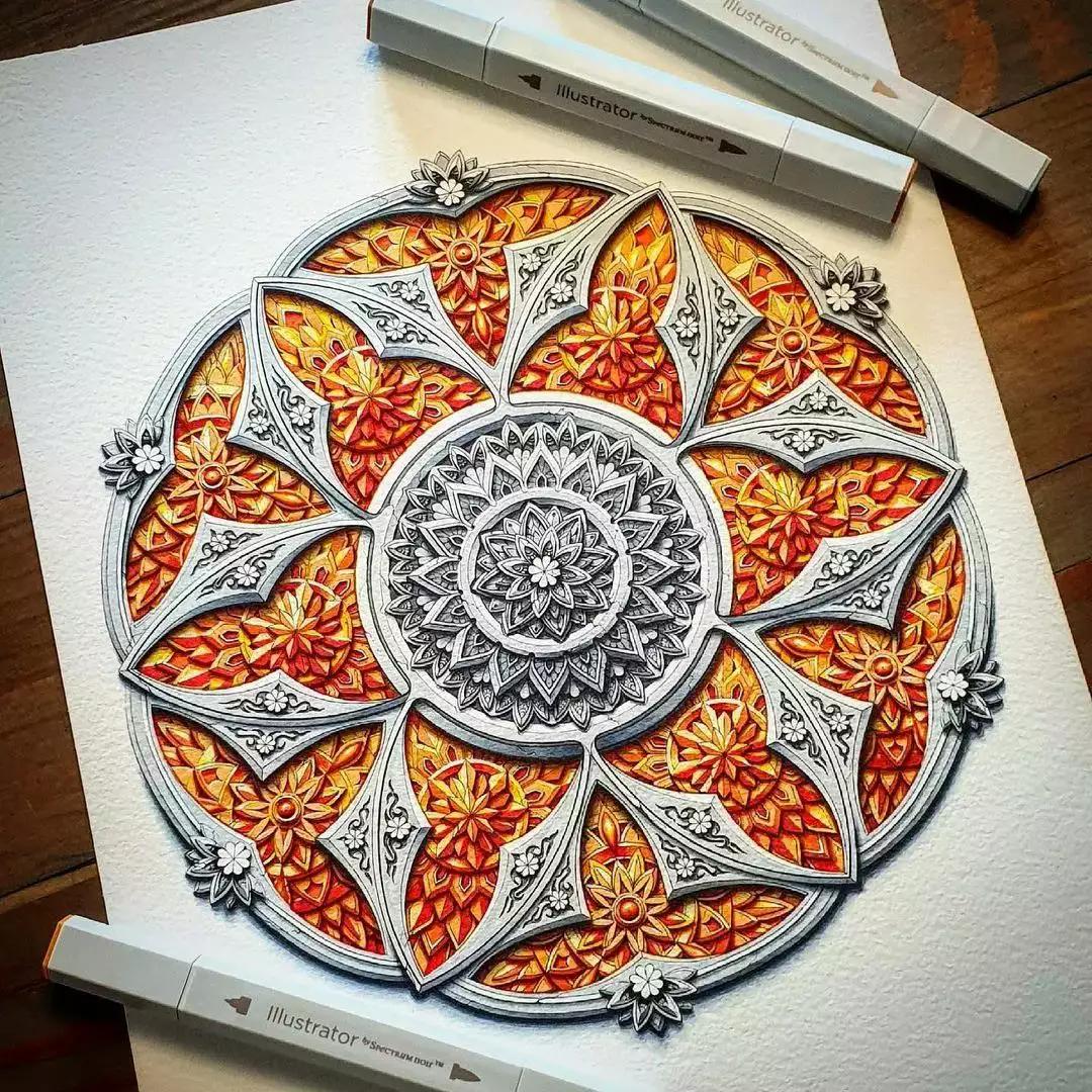 最解压的能治愈强迫症的解压视频,好看的抑郁画图文