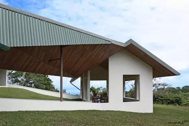 有梯形组成的房子几何图,几何图案组成的房子