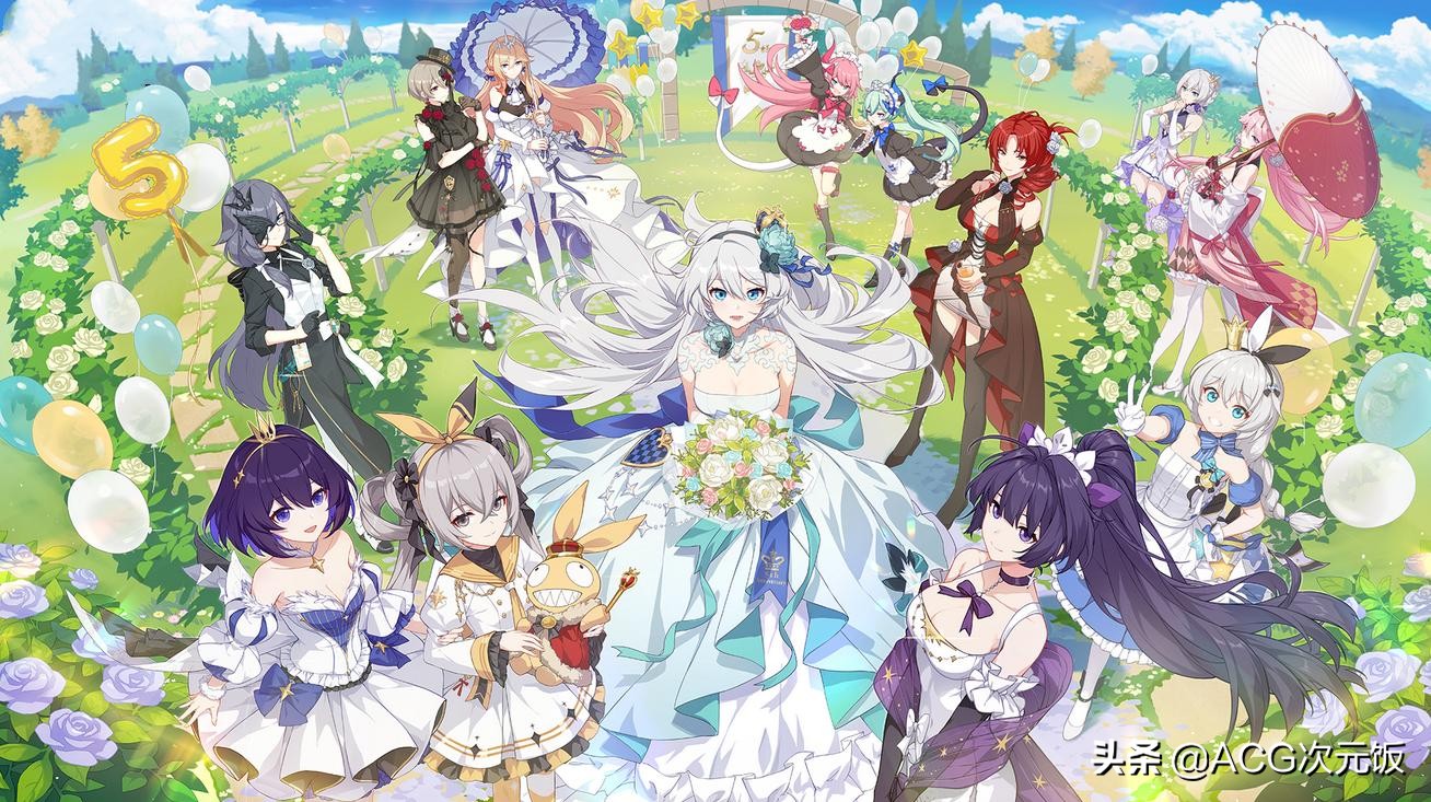 崩坏3一周年琪亚娜,崩坏三周年庆琪亚娜