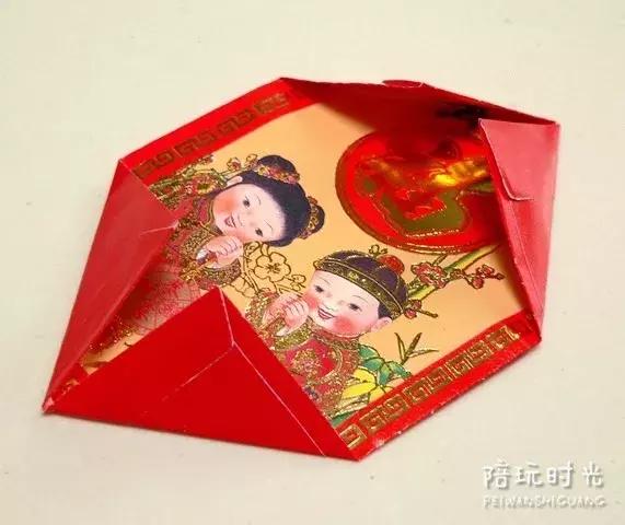 怎么用正方形的纸做红包,长方形纸做红包简单方法