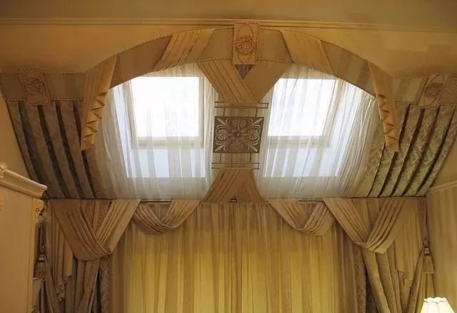 别墅窗帘的款式图片,别墅窗帘100个新款