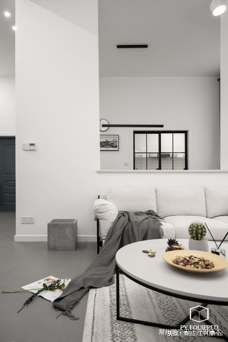 PYD｜荼白「106㎡极简北欧」