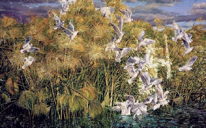 何冠林油画作品大全,何冠霖油画高清大图