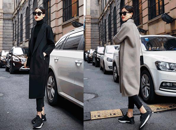 高端双面绒羊绒大衣穿搭,宽松休闲羊毛绒大衣怎样穿好看