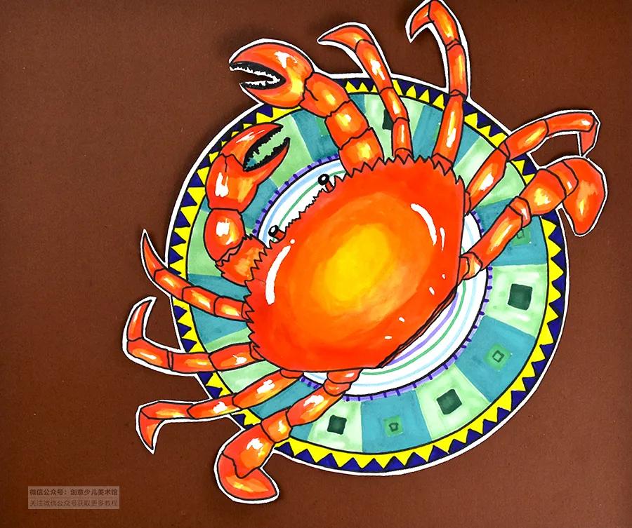 儿童画教程秋风起菊花开,儿童画秋风落叶