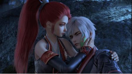 时江进入九鹤峰铸灵遇险,患难中苏月儿芳心暗许