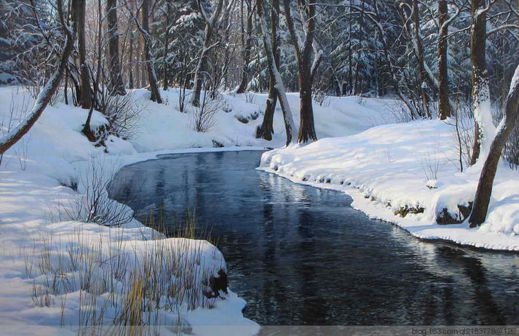 俄罗斯画家画油画海景风景,尤恩乌格罗油画风景作品