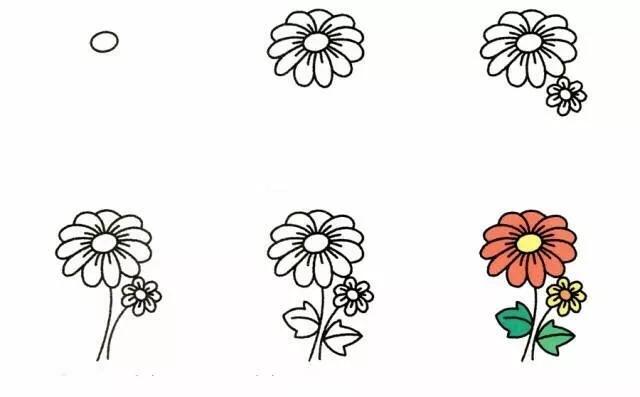 100种简笔画花草的画法高清,教学简笔画植物图片大全
