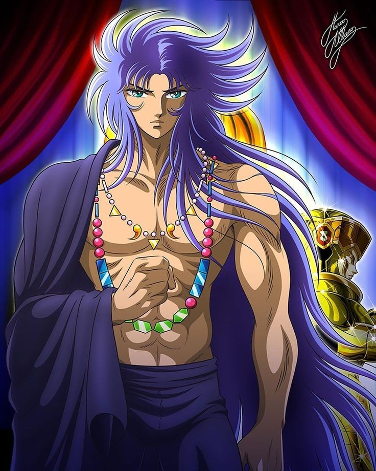 圣斗士星矢双子座撒加高清图,撒加壁纸高清无水印