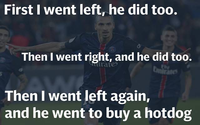 从伊布精彩语录了解，实力与言论必须等价，不然就是笑话