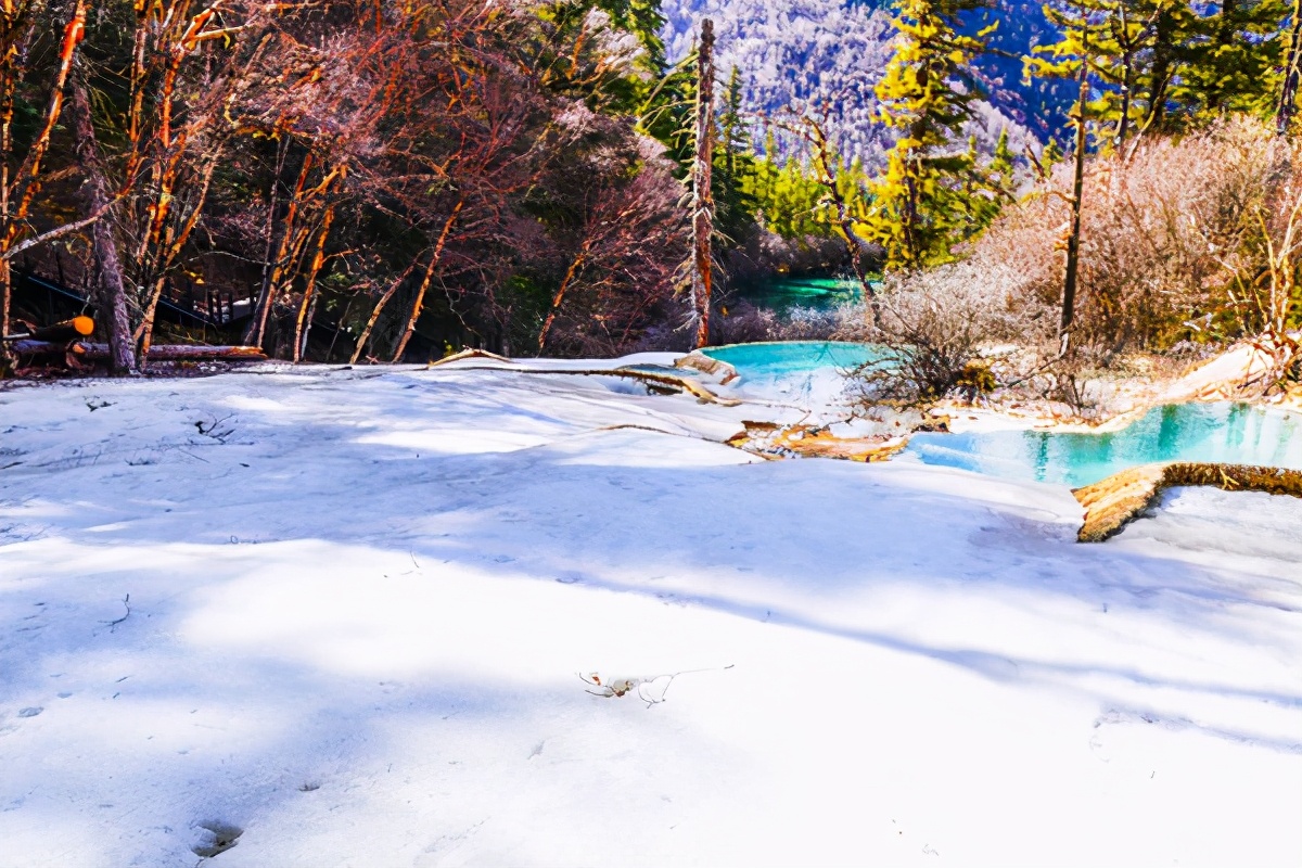 九寨沟最美的一处景点,九寨沟风景区好山好水好风光