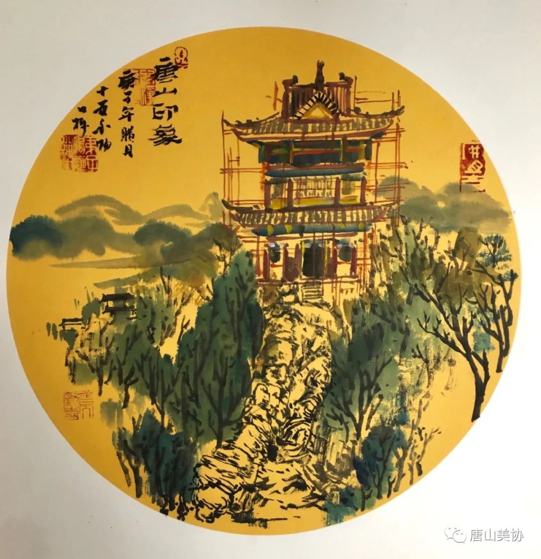 大美唐山展,展现唐山新时代绘画作品
