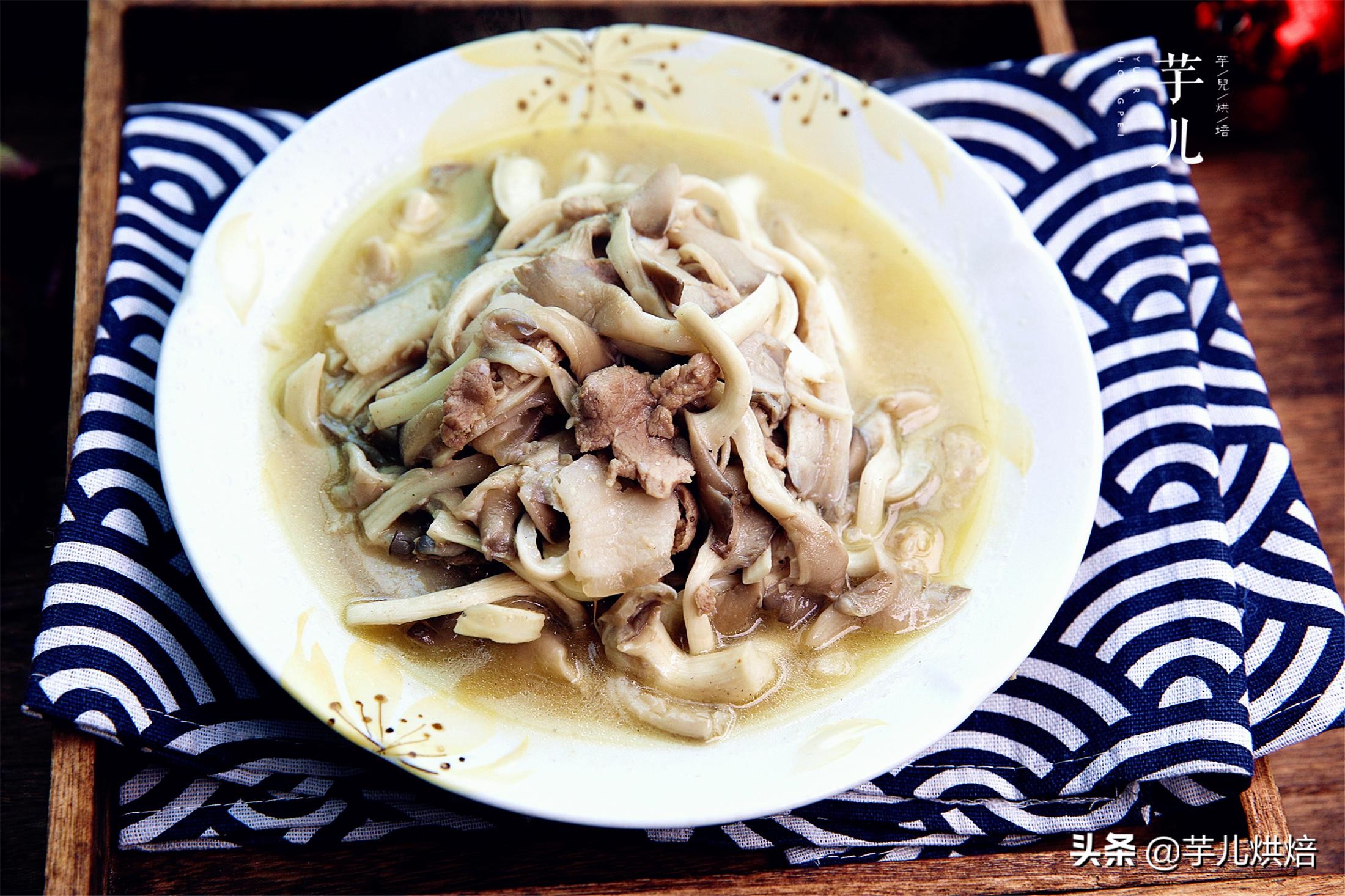 平菇肉片家常做法,平菇肉片做法教程