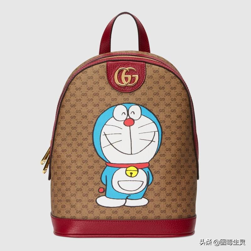 蓝胖子哆啦a梦的图片,哆啦a梦古驰联名蓝胖子