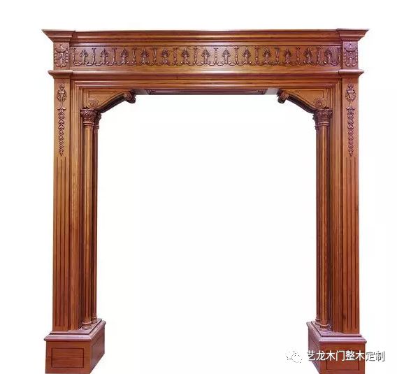 整木定制造型垭口,简约原木垭口定做