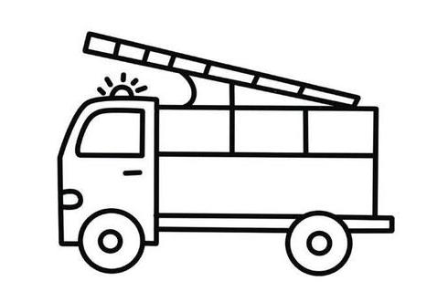 7-10岁汽车简笔画,小朋友画汽车简笔画大全