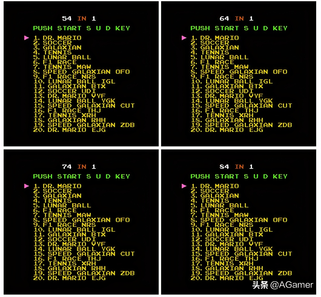 小霸王里面的隐藏游戏,小霸王所有游戏卡带游玩