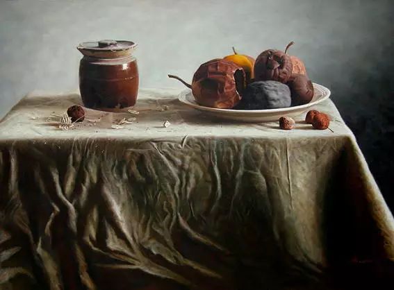 冷军画桃子图片大全,冷军画桃子放大5倍