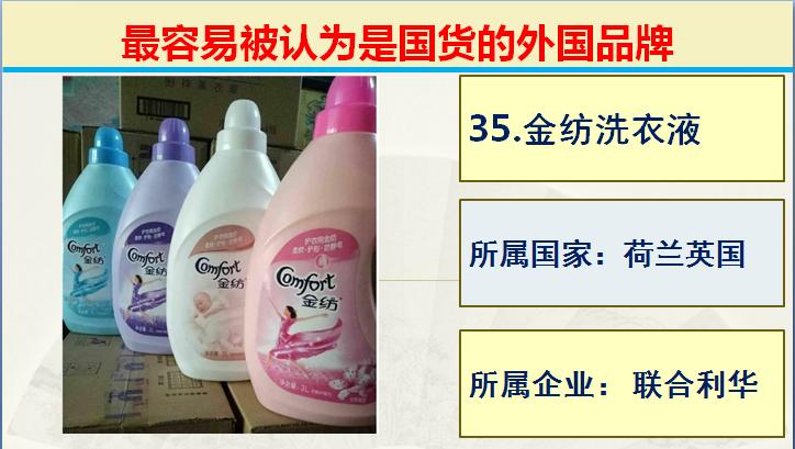 常被人误认为国货的50个外国品牌,50个常见误认为中国的外国品牌