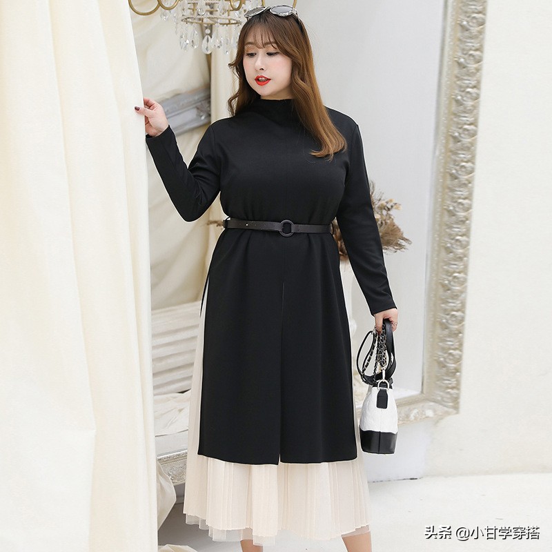 加大加肥香云纱高端连衣裙,加肥加大码宽松连衣裙