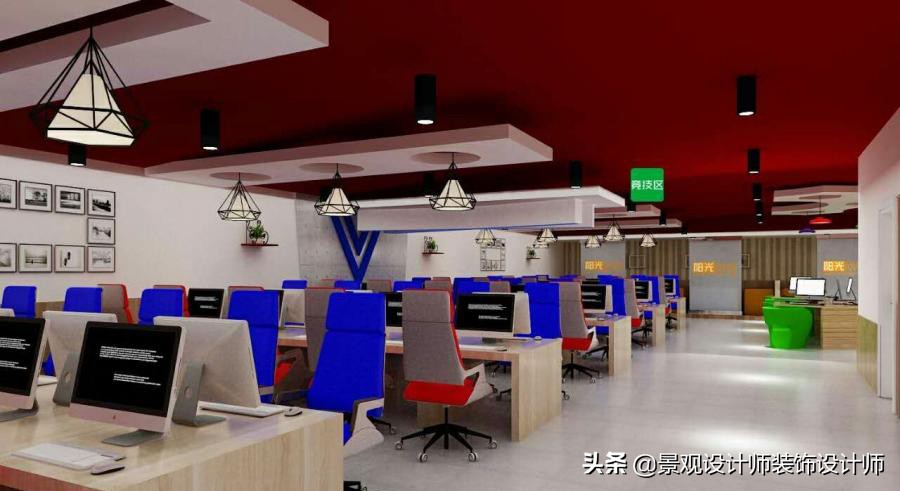 网咖设计效果图,网咖设计图哪找