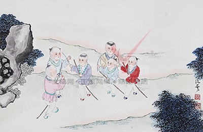 骑竹马游戏玩法规则,骑竹马灸法的现代应用