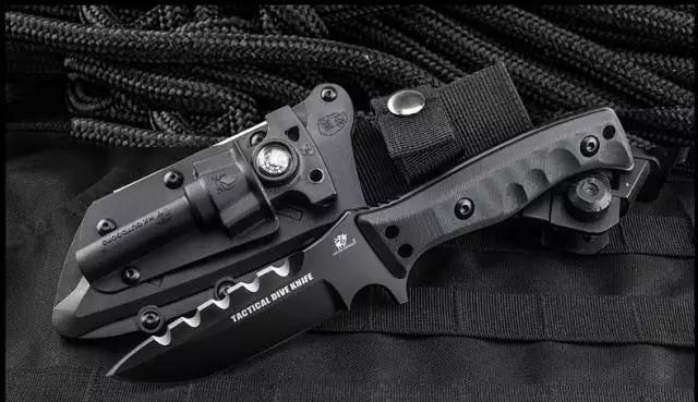 汉道虎鲨户外刀测评,汉道虎鲸战术刀测试视频