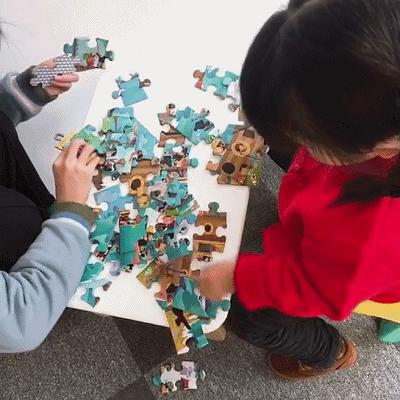 买来的拼图不会拼怎么办,宝宝拼图怎么循序渐进