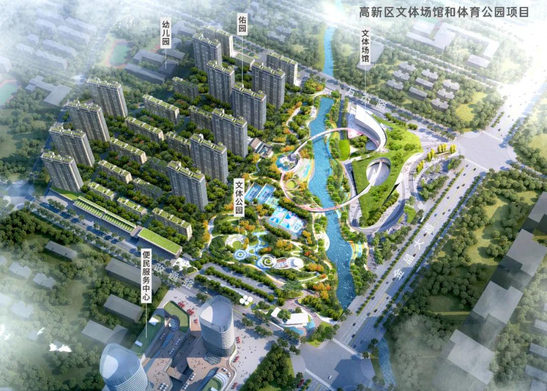 新区新建公园规划,主城区公园