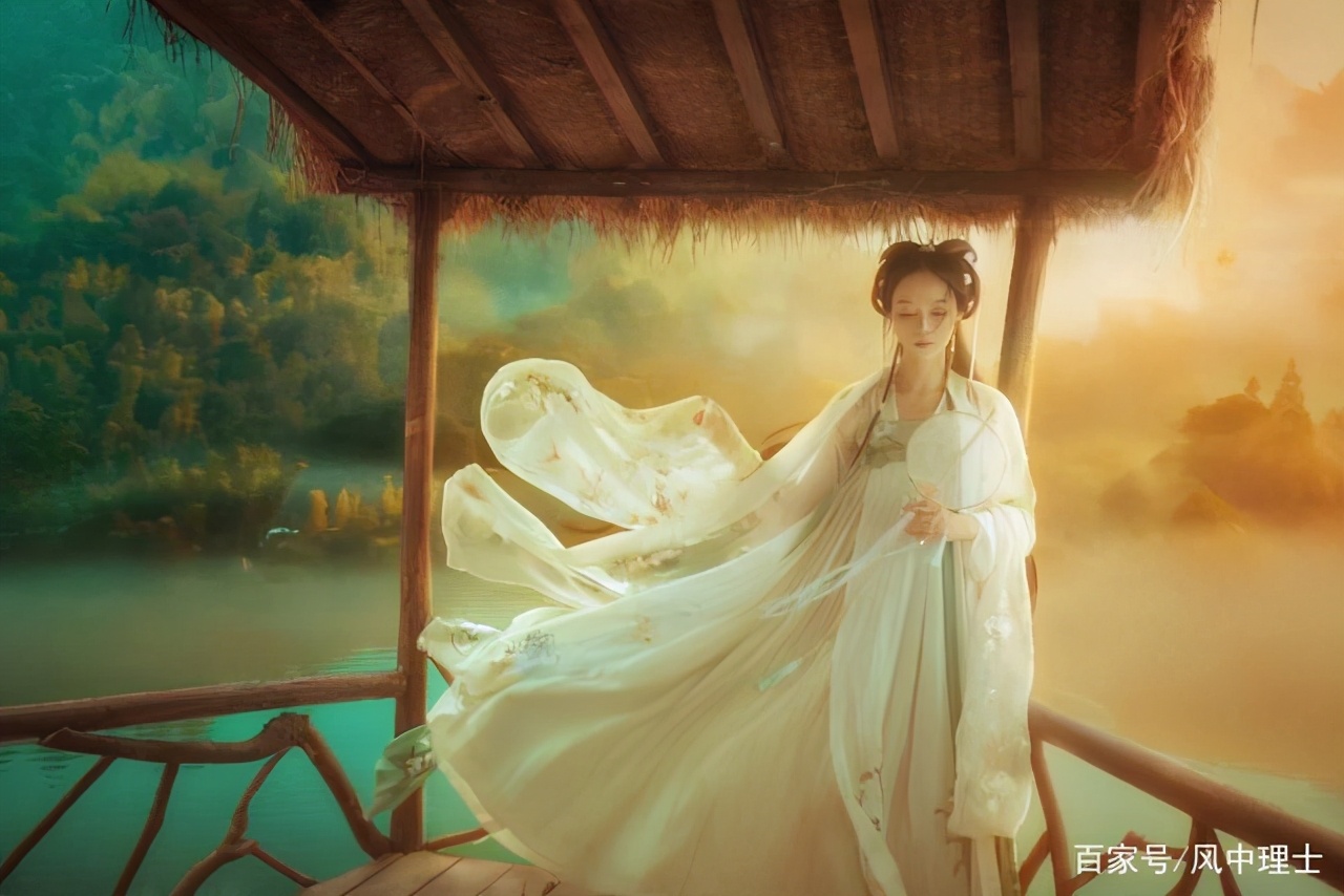 中国风古装汉服仙气襦裙方领齐胸,汉服魏晋古装交领齐腰襦裙中国风